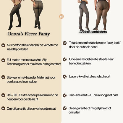 Fleece Panty™ - met stijlvolle & comfortabele naad