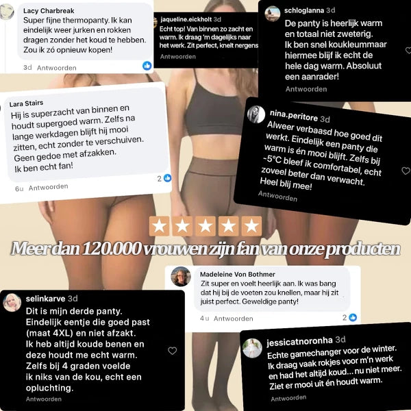 Fleece Panty™ - met stijlvolle & comfortabele naad